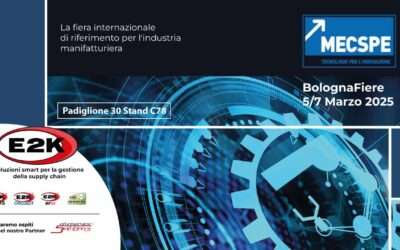 MECSPE 2025: E2K al fianco di Pluriservice Solutions guida la trasformazione digitale nell’industria 4.0 con l’Auto-ID