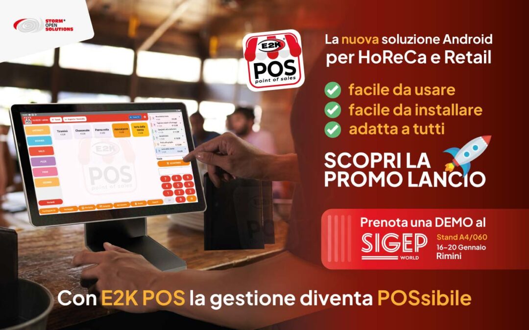 E2K POS: la soluzione che rende POSsibile la gestione il tuo locale