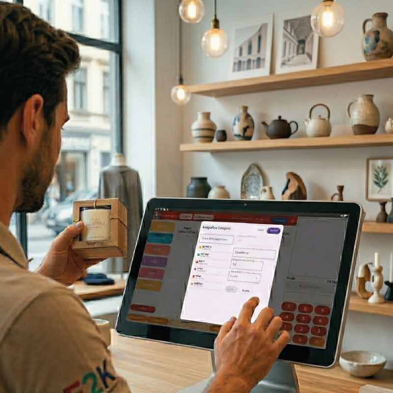 E2K POS - Punto cassa per caffetterie e bar